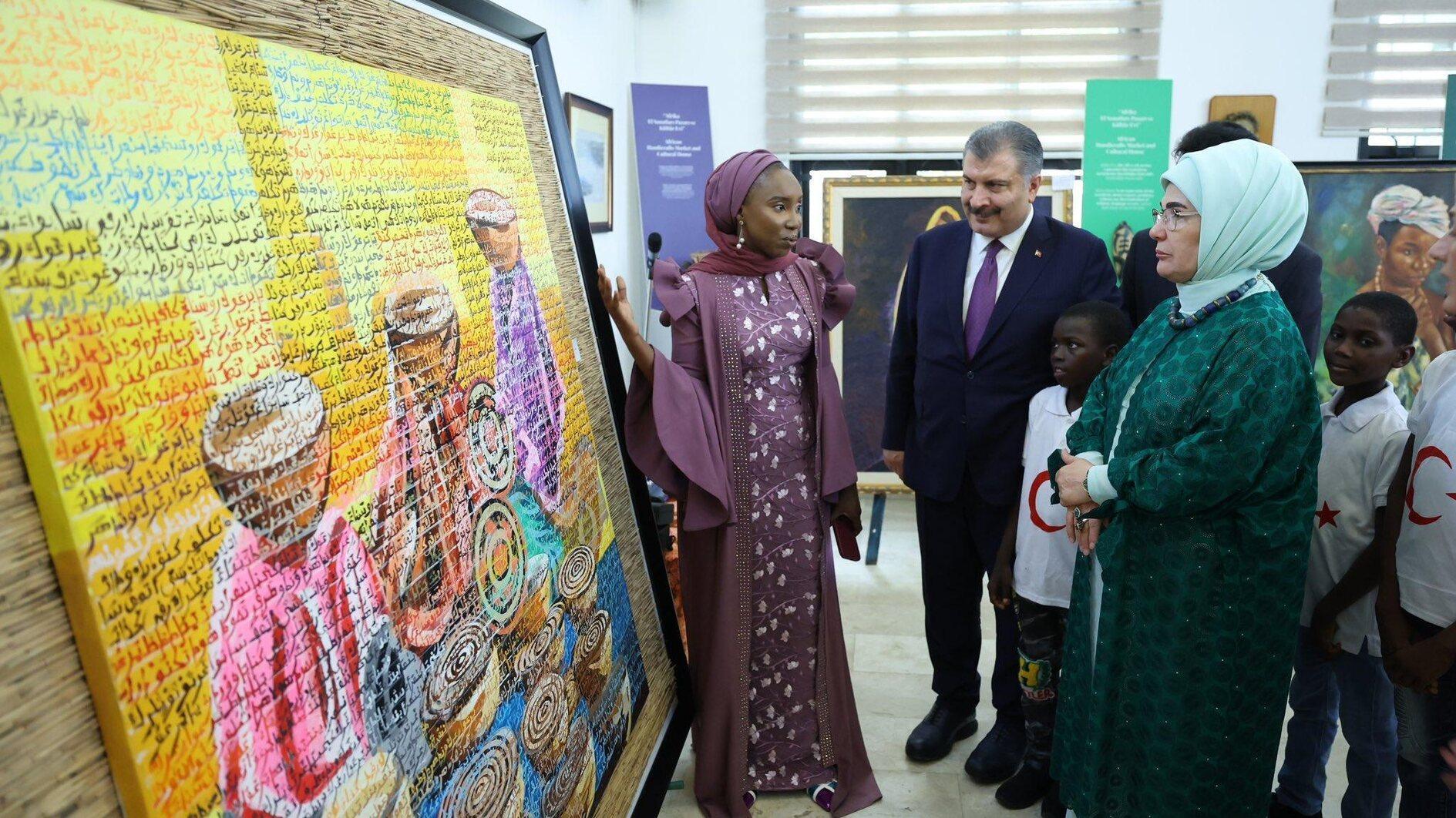 Turkish first lady pays visit to Nigeria